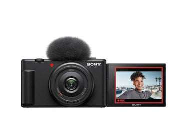 Sony Vlog Kamera ZV-1F | Digitalkamera (Klapp- und drehbares Display, 4K Video, Slow- Motion, Vlog Funktionen) - Schwarz im Sale
